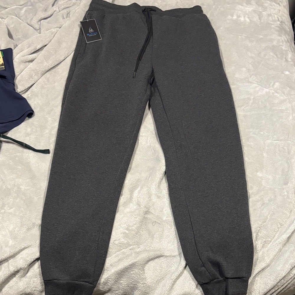 Men's Gray Jogger Pants Brand New with Tags